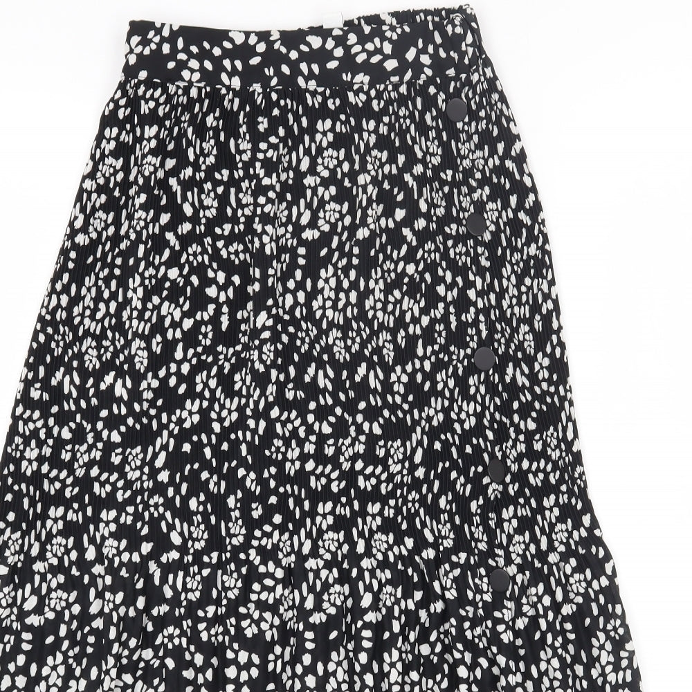 Womens UK Size 4 Topshop Maxi Chiffon Skirt