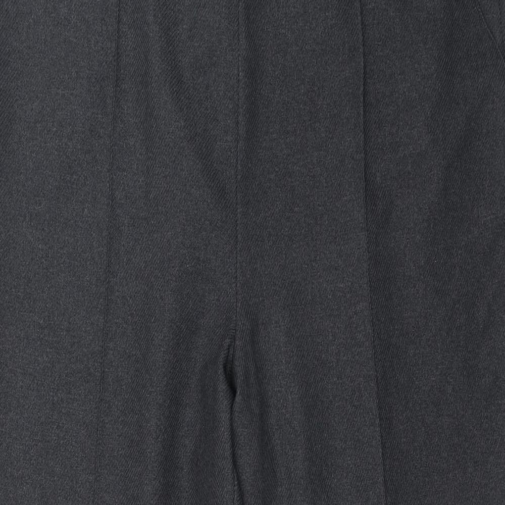 Bonmarché Womens Grey Polyester Trousers Size 20 L38.5 in Regular