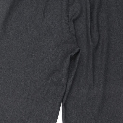 Bonmarché Womens Grey Polyester Trousers Size 20 L38.5 in Regular