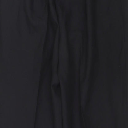 Womens UK Size 20 Preworn Regular Fit  Black Trousers