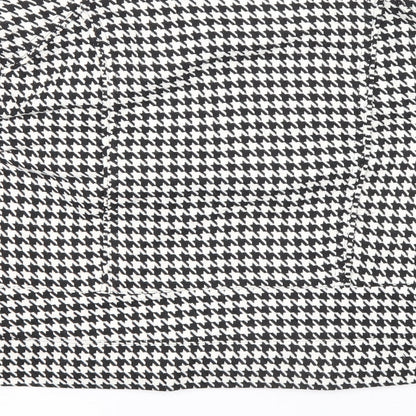 kaladescope Womens White Geometric Jacket Size 18 Zip
