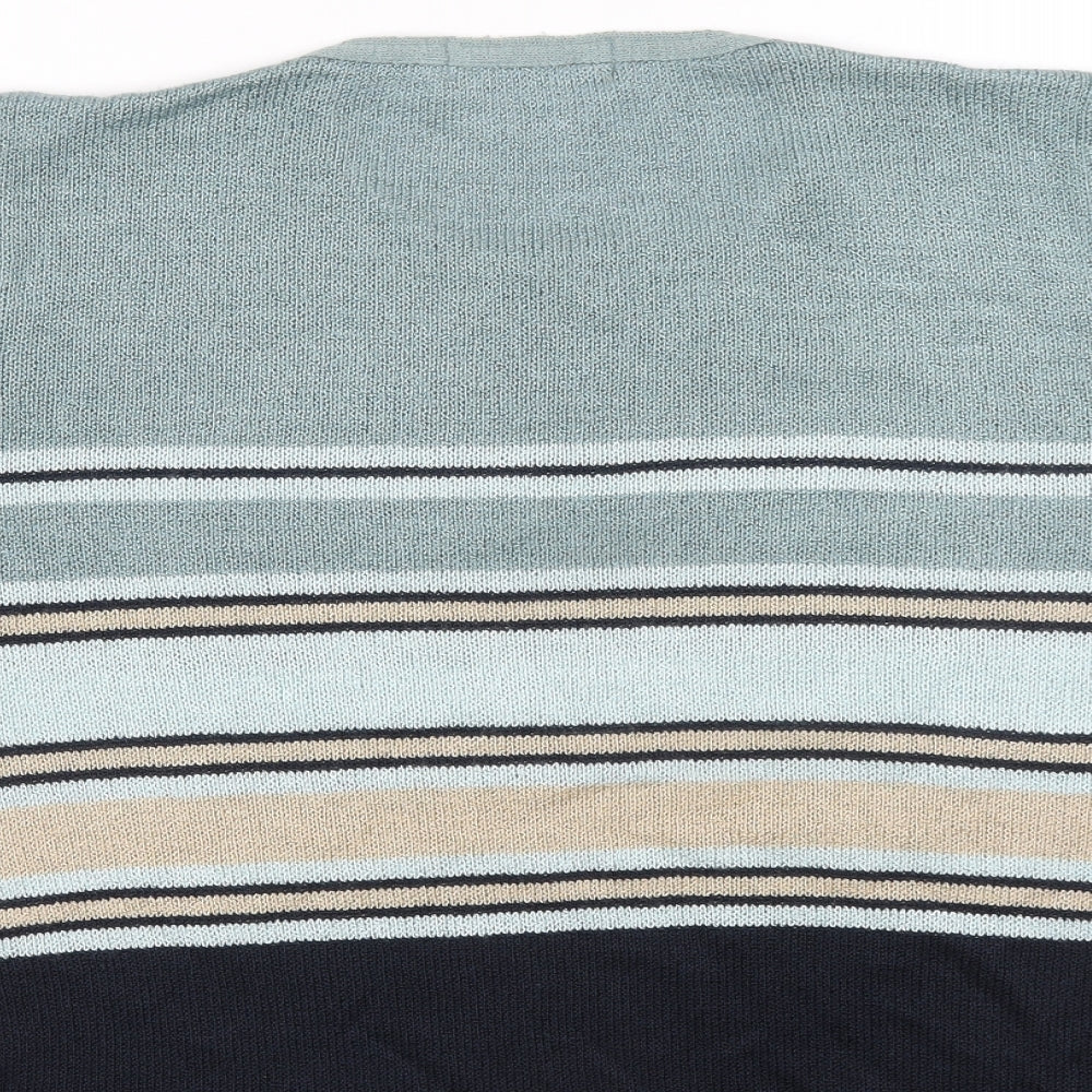 Womens UK Size M Holmewood Blue Pullover Jumper