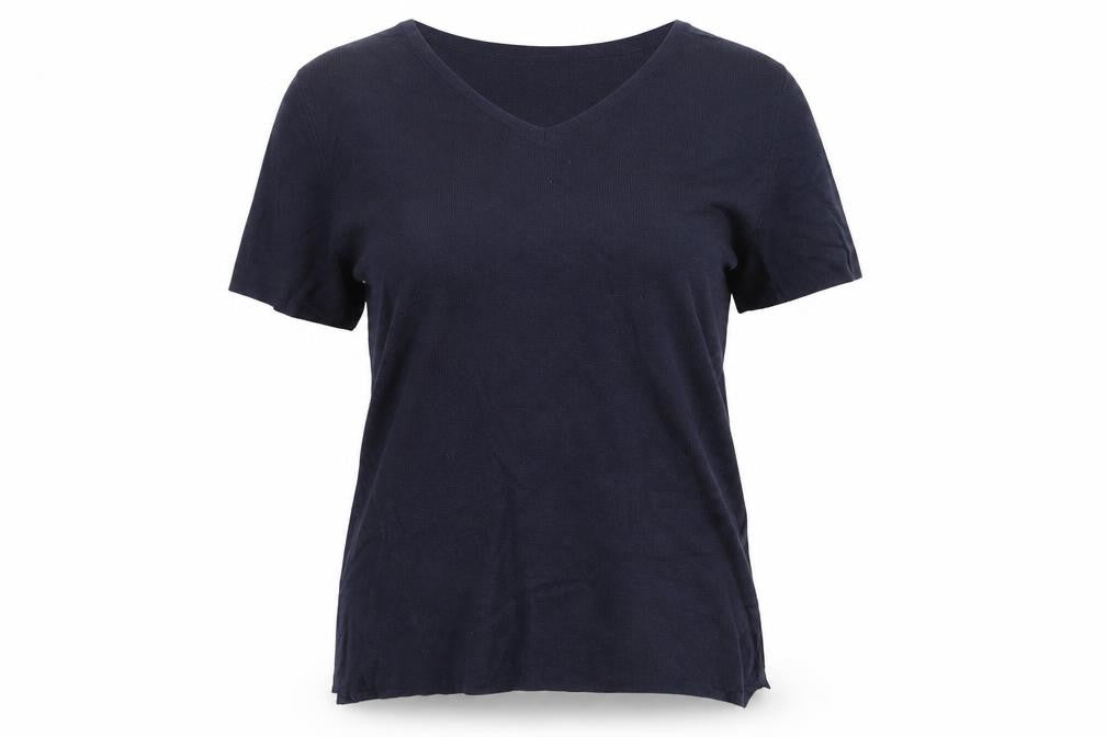Classics Womens Blue Round Neck Polyamide Pullover Jumper Size 16