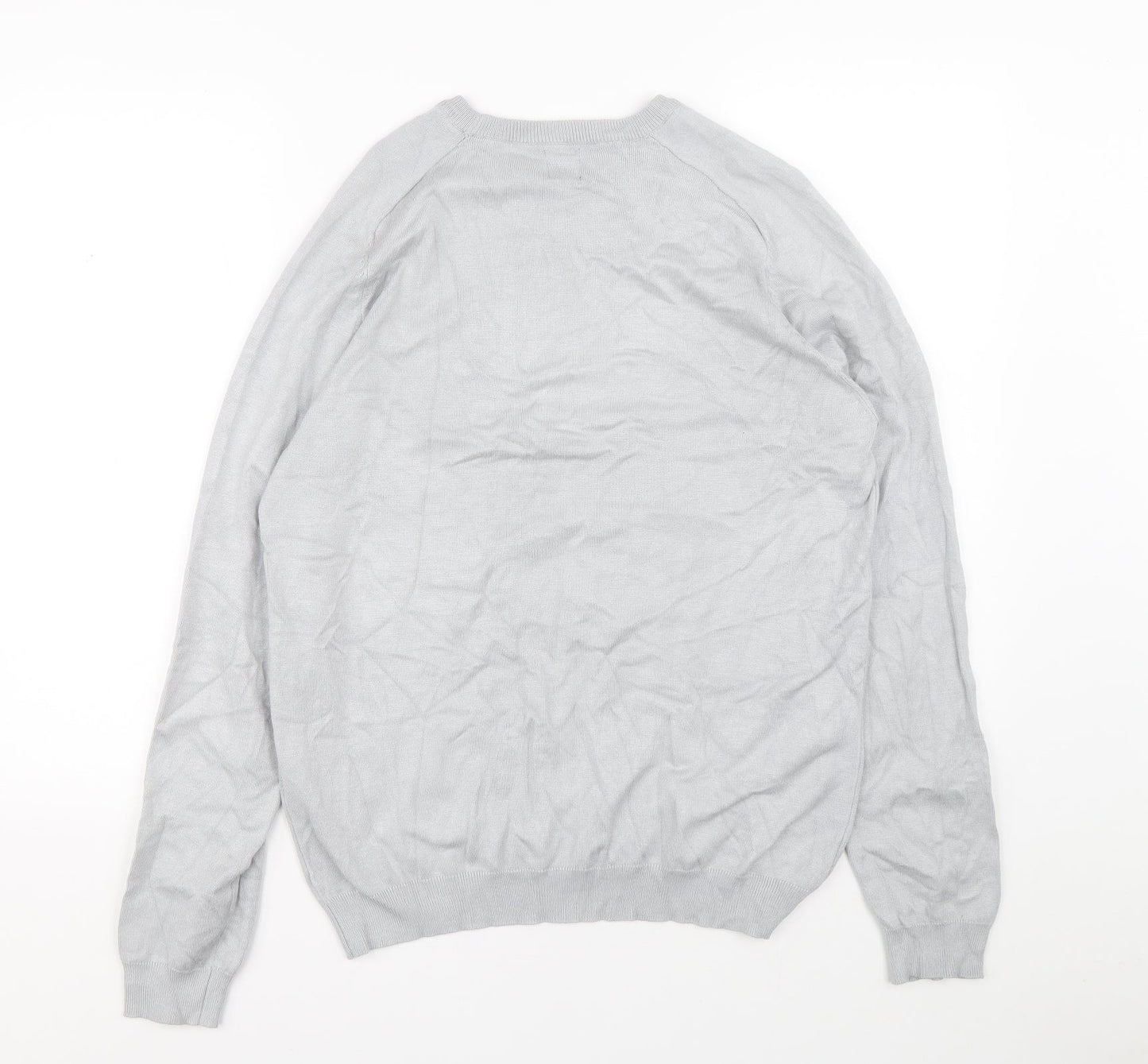 Womens UK Size M River Island Grey Pullover Jumper