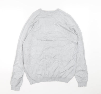 Womens UK Size M River Island Grey Pullover Jumper
