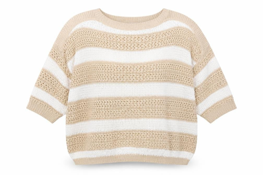 Womens UK Size 18 F&F Beige Pullover Jumper