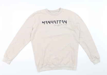 Pep&Co Womens Pink Cotton Pullover Size M Pullover - Manhattan New York City