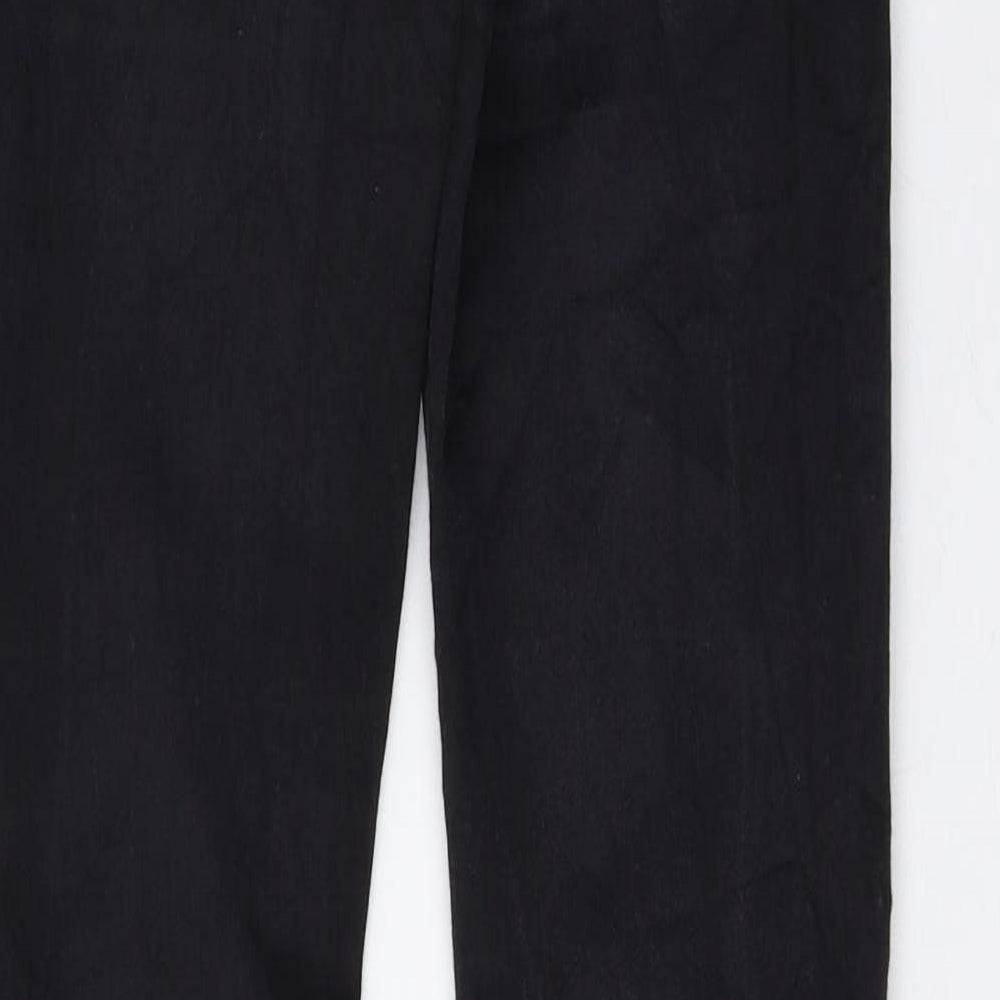 Denim & Co. Womens Black Cotton Skinny Jeans Size 10 L29 in Regular Zip