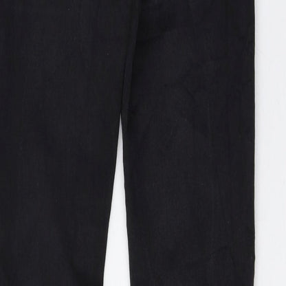 Denim & Co. Womens Black Cotton Skinny Jeans Size 10 L29 in Regular Zip