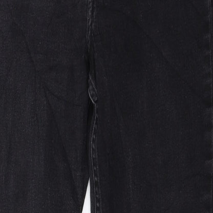 H&M Womens Black Cotton Skinny Jeans Size 30 in L26 in Regular Zip