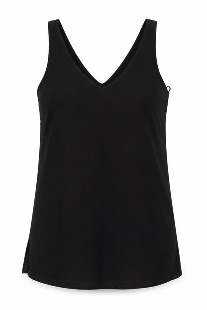 Womens UK Size 10 Wallis Black Basic Tank