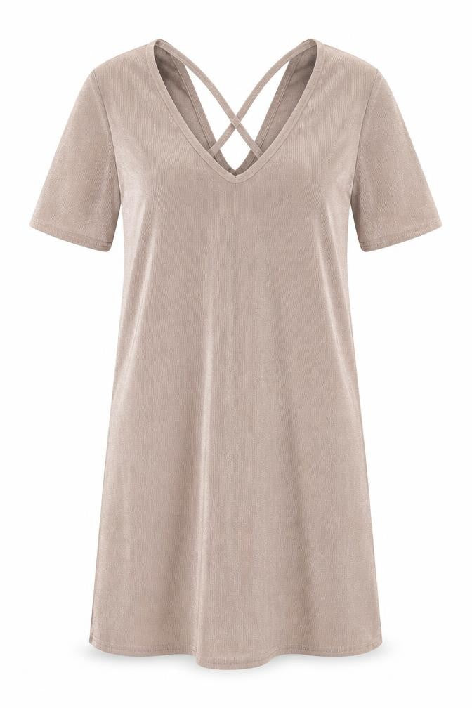 Missguided Womens Pink Polyester A-Line Size 6 V-Neck Pullover