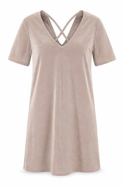 Missguided Womens Pink Polyester A-Line Size 6 V-Neck Pullover