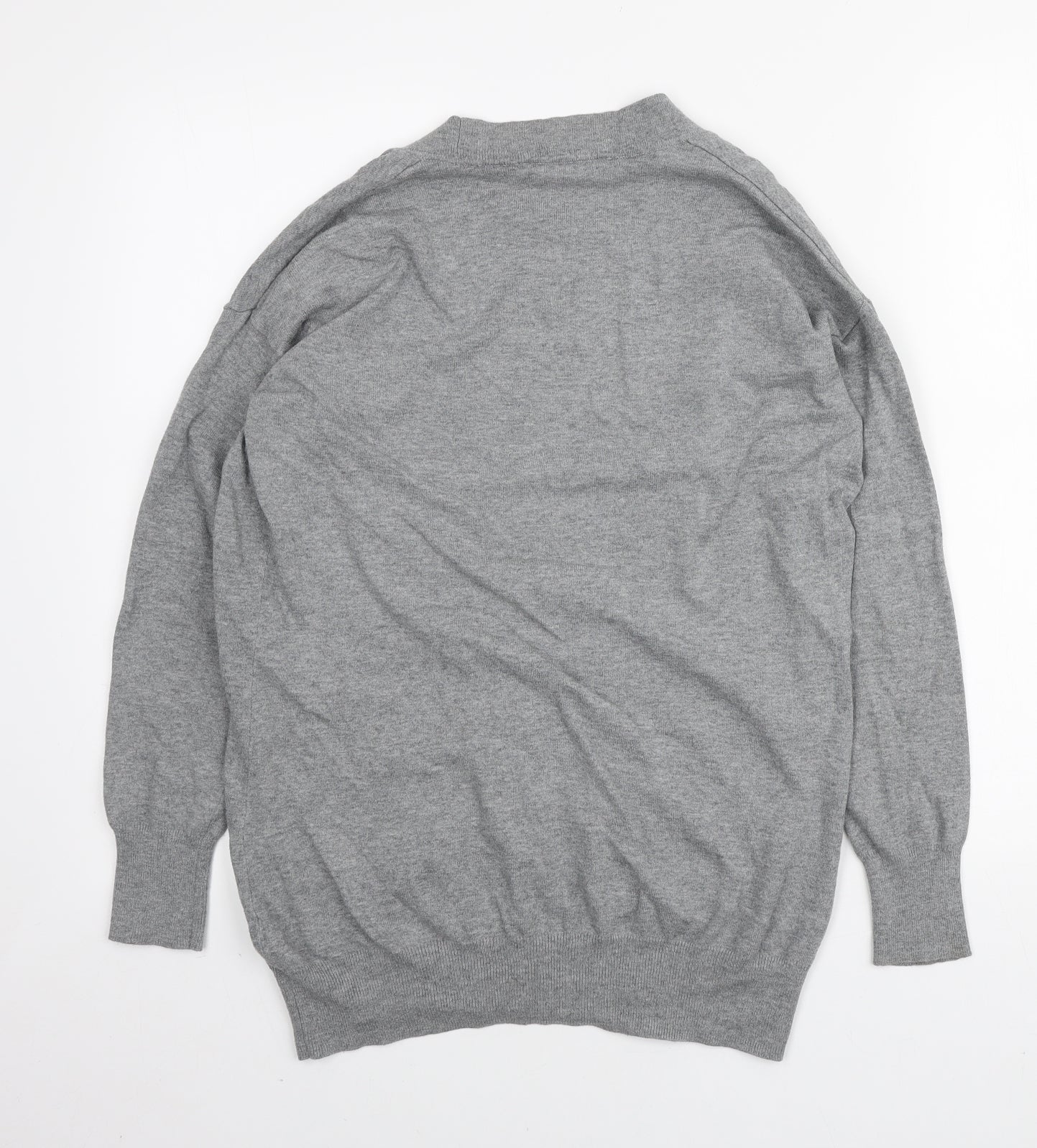 Womens UK Size 12 Dorothy Perkins Grey Cardigan Jumper