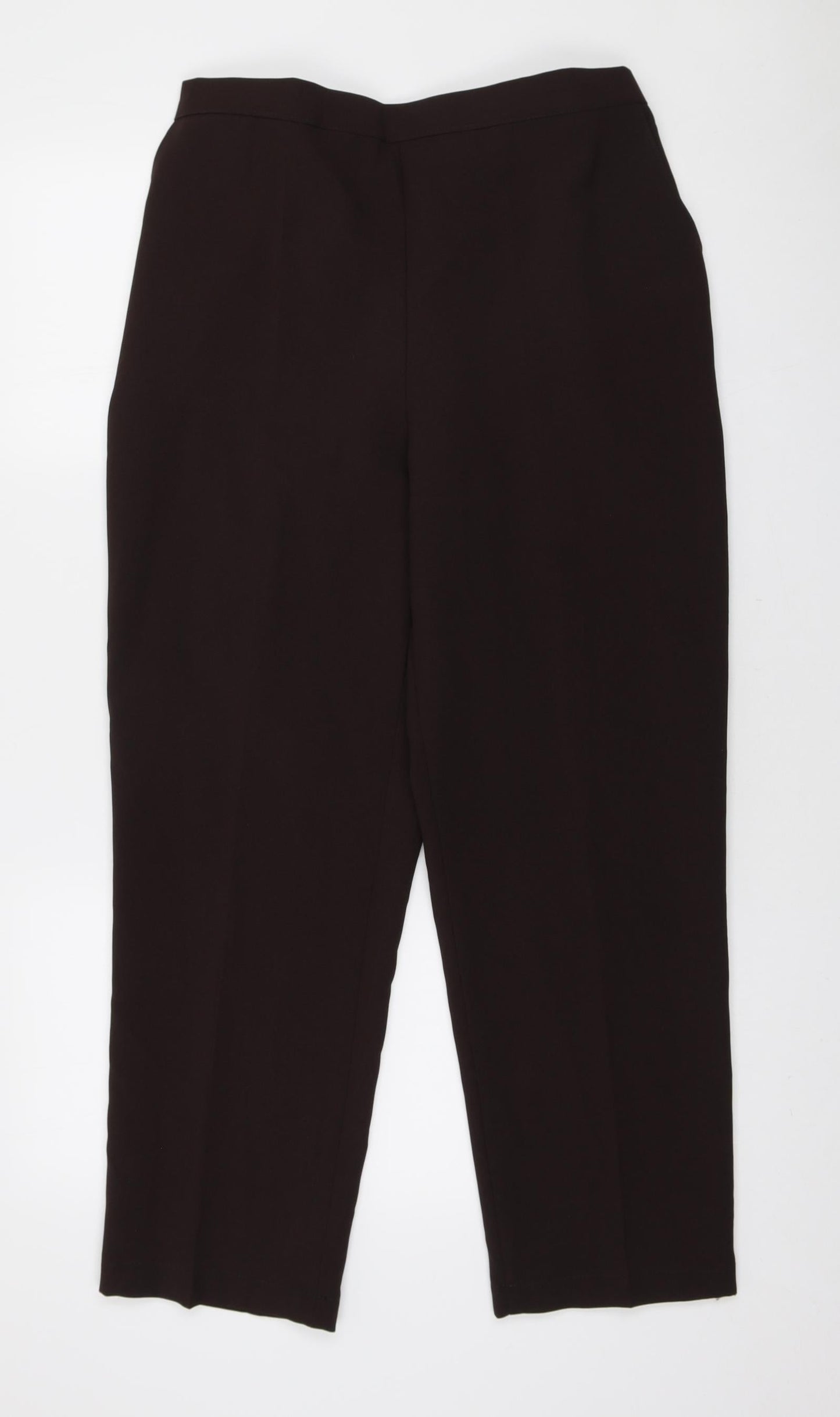 Womens UK Size 18 Preworn Regular Fit  Brown Trousers