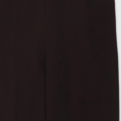 Womens UK Size 18 Preworn Regular Fit  Brown Trousers