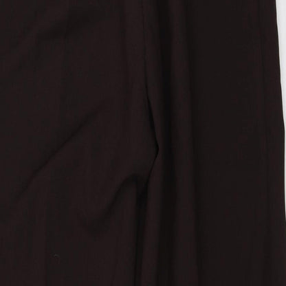 Womens UK Size 18 Preworn Regular Fit  Brown Trousers