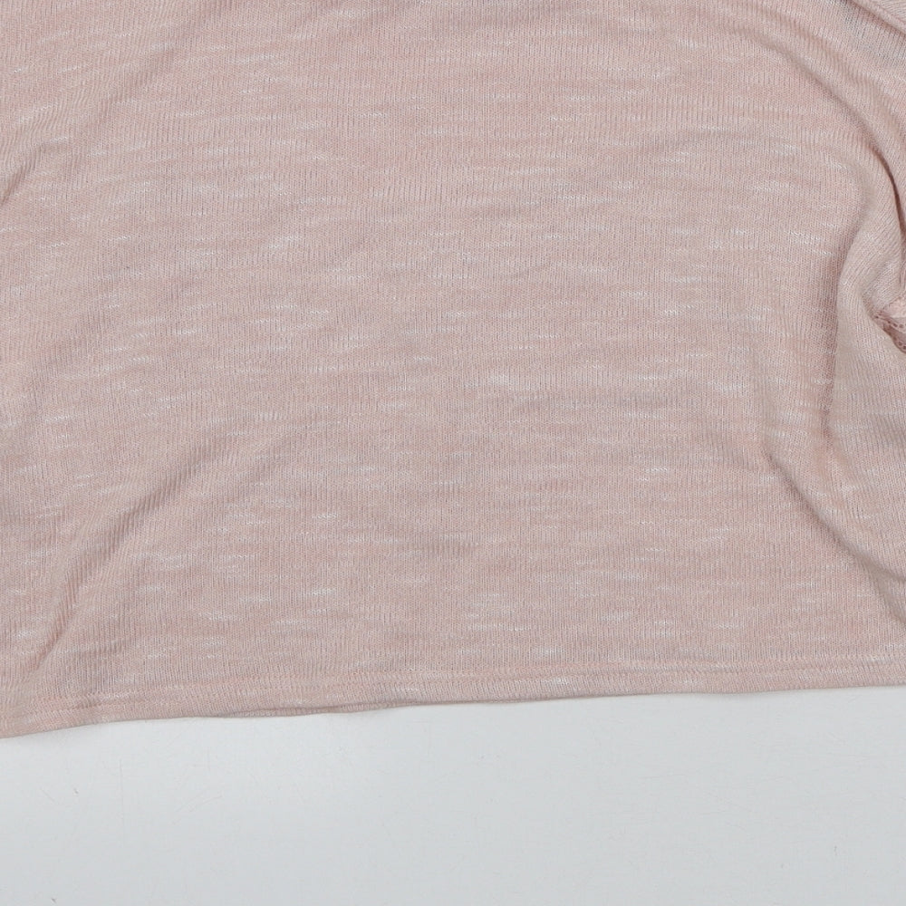 Womens UK Size S H&M Pink Pullover Jumper