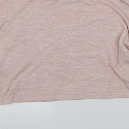 Womens UK Size S H&M Pink Pullover Jumper