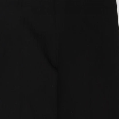 Womens UK Size 18 Preworn Regular Fit  Black Trousers