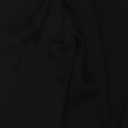 Womens UK Size 18 Preworn Regular Fit  Black Trousers