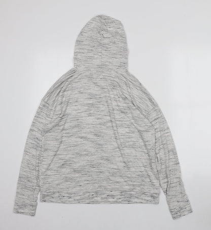 Womens UK Size 10 Marks and Spencer Grey Pullover Hoodie