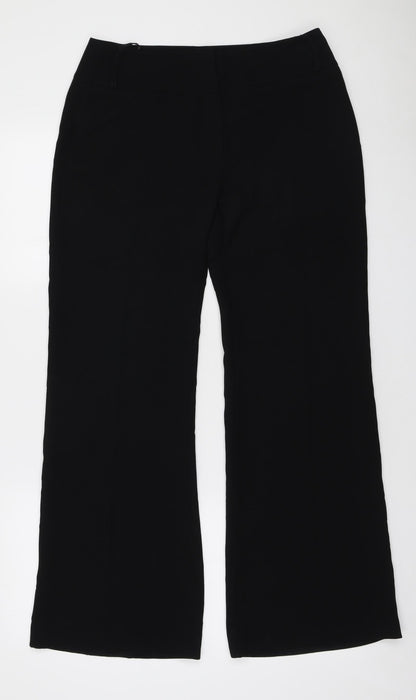 Womens UK Size 10 Principles Regular Fit  Black Trousers