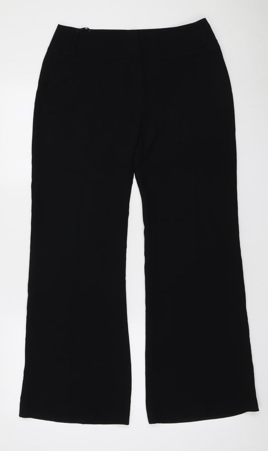 Womens UK Size 10 Principles Regular Fit  Black Trousers