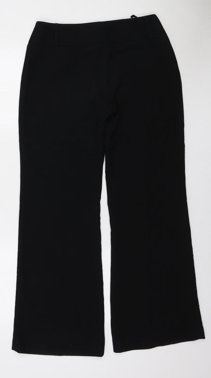Womens UK Size 10 Principles Regular Fit  Black Trousers