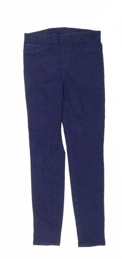 ESMARA Womens Blue Cotton Jegging Jeans Size 31 in L30 in Regular Drawstring