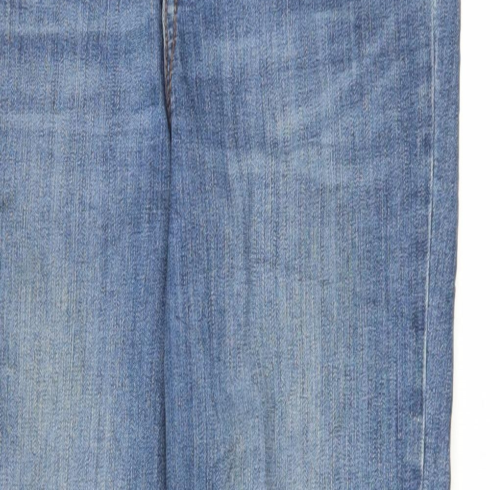 Gap Womens Blue Cotton Skinny Jeans Size 32 in L26 in Regular Zip