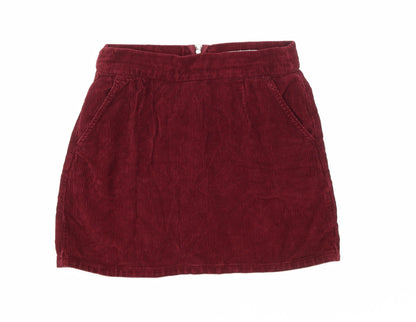 Womens UK Size 30 in Topshop A-Line Corduroy Skirt