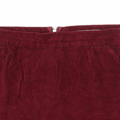 Womens UK Size 30 in Topshop A-Line Corduroy Skirt