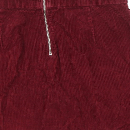 Womens UK Size 30 in Topshop A-Line Corduroy Skirt