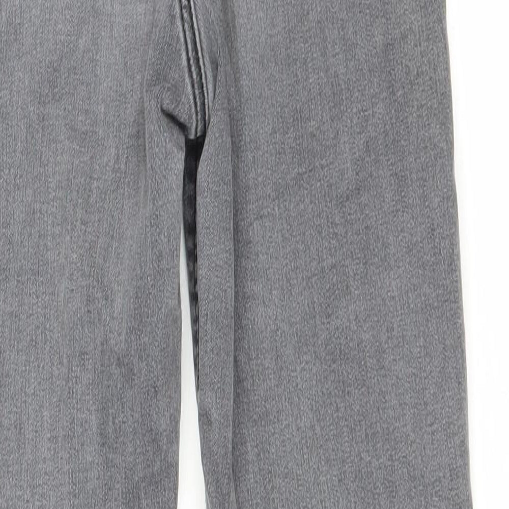 Topshop Womens Grey Cotton Skinny Jeans Size 26 in L25 in Regular Zip
