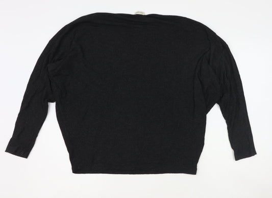 Womens UK Size 12 River Island Grey Pullover Jumper
