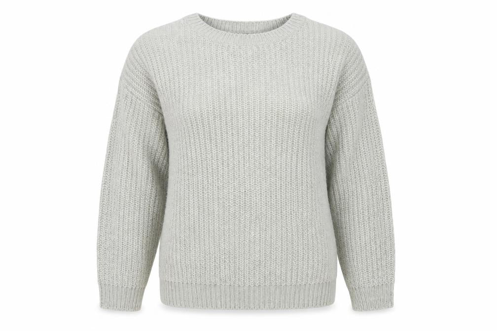 Womens UK Size L New Look Grey Pullover Jumper