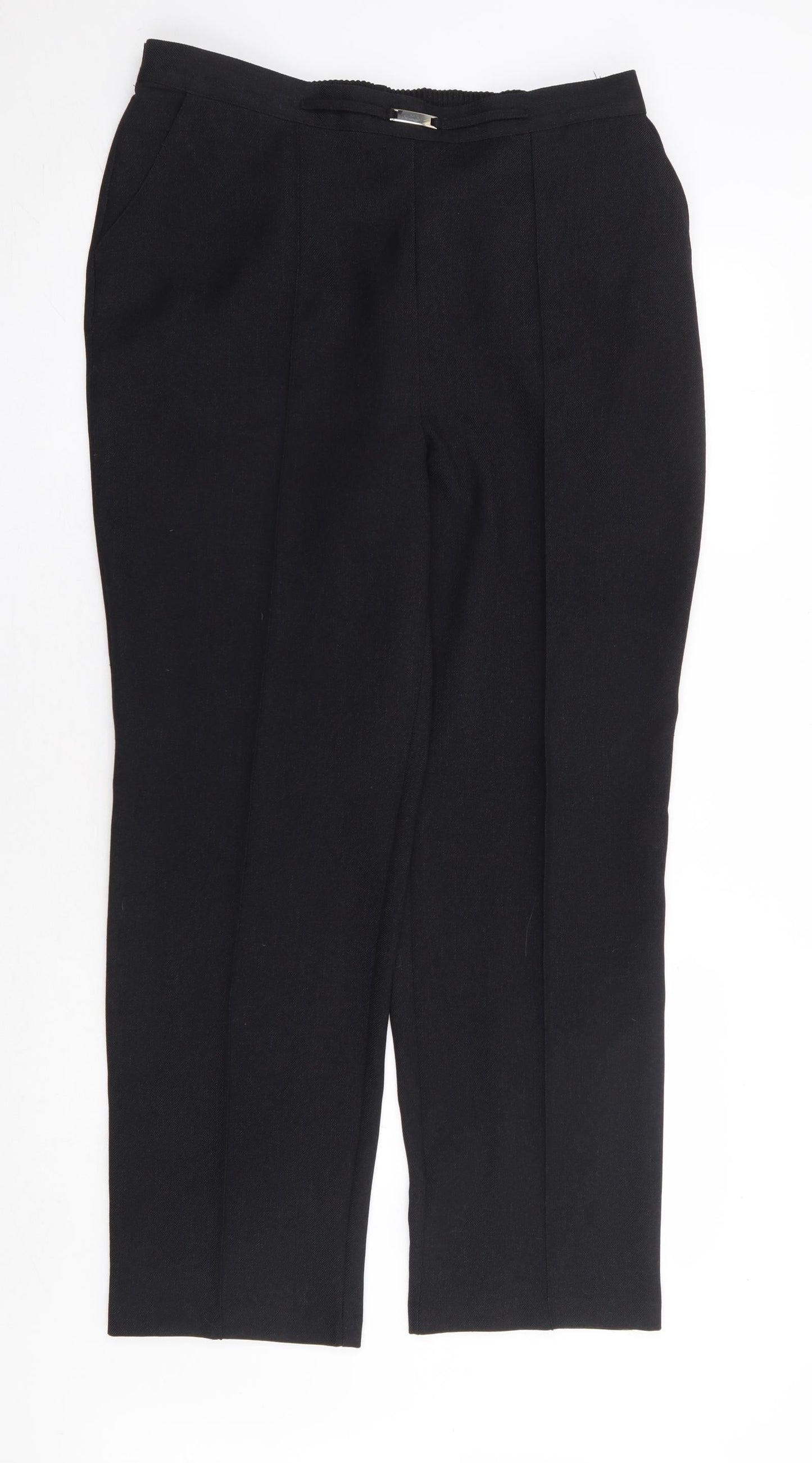 Womens UK Size 14 Papaya Regular Fit  Grey Trousers
