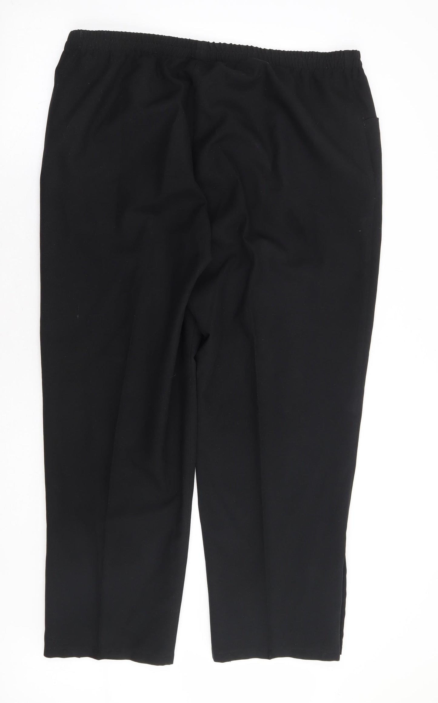 Womens UK Size 38 in Preworn Regular Fit  Black Trousers