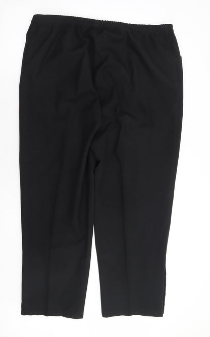 Womens UK Size 38 in Preworn Regular Fit  Black Trousers