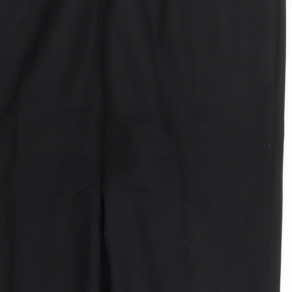 Womens UK Size 38 in Preworn Regular Fit  Black Trousers