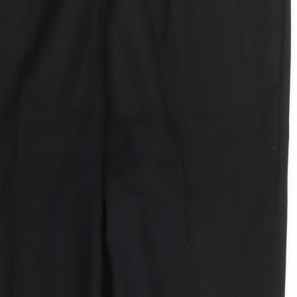 Womens UK Size 38 in Preworn Regular Fit  Black Trousers