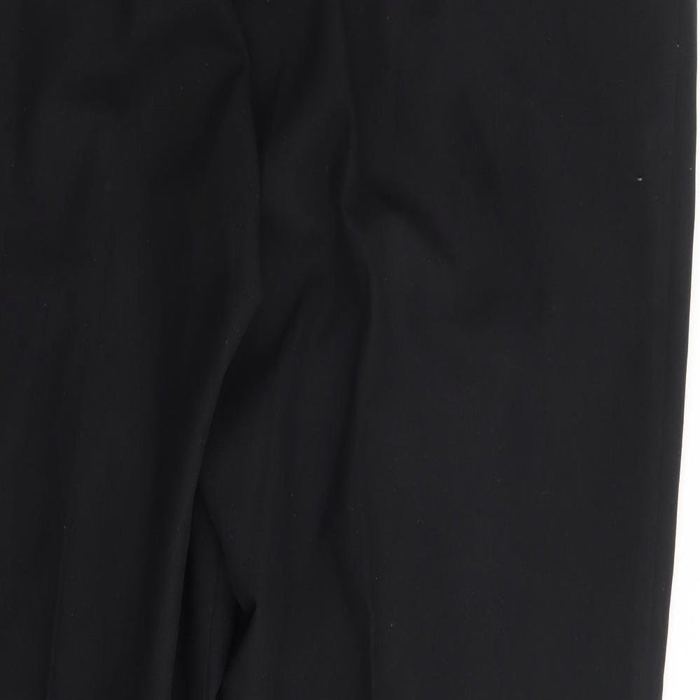 Womens UK Size 38 in Preworn Regular Fit  Black Trousers