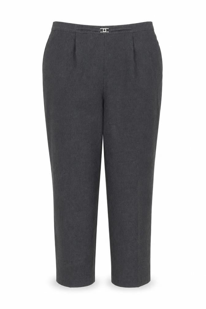 Womens UK Size 20 Mia Moda Regular Fit  Grey Trousers