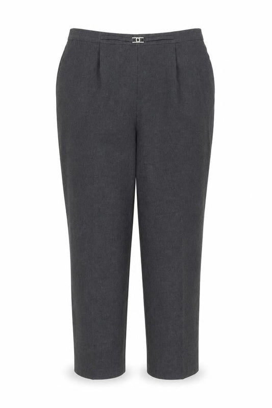 Womens UK Size 20 Mia Moda Regular Fit  Grey Trousers