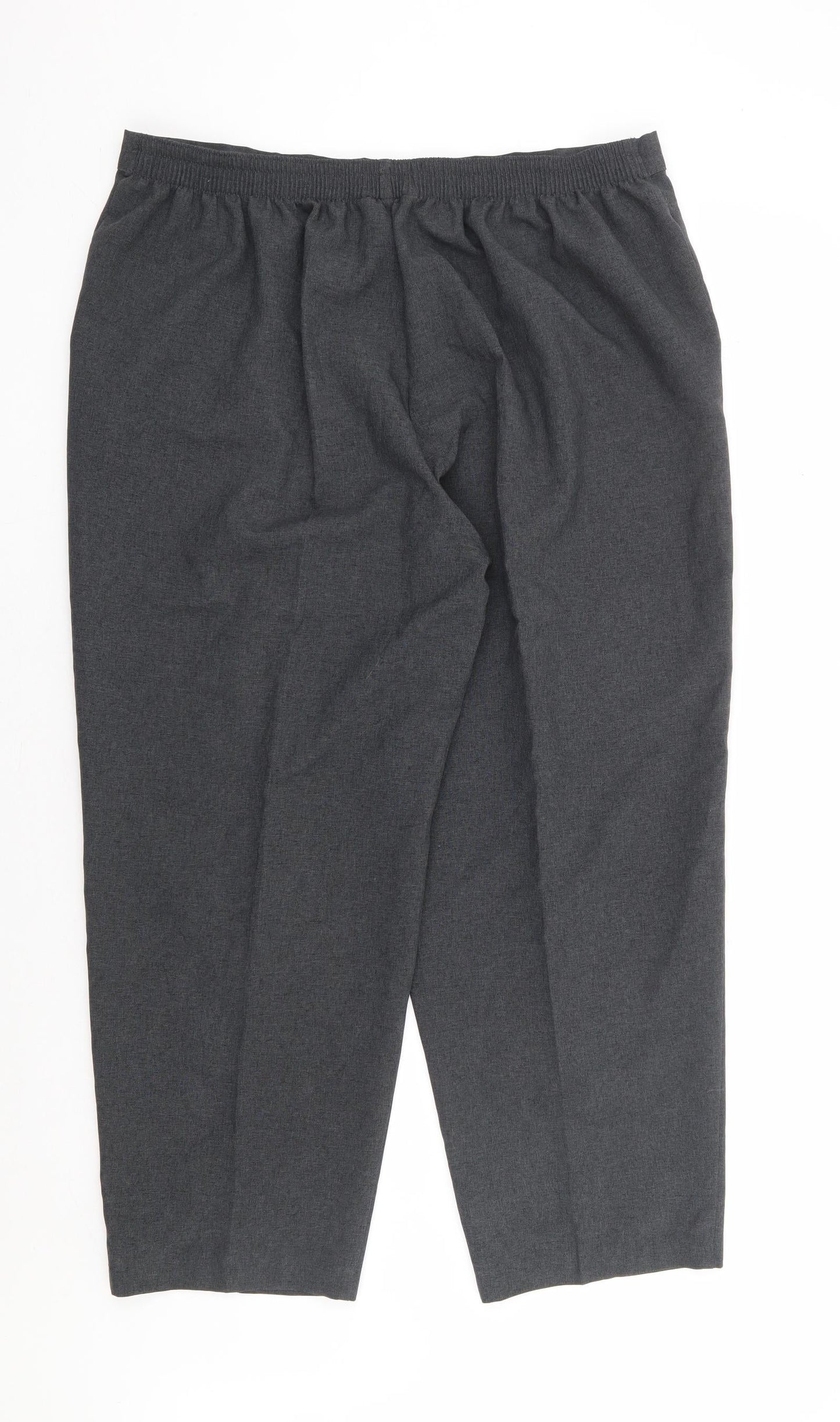 Womens UK Size 20 Mia Moda Regular Fit  Grey Trousers