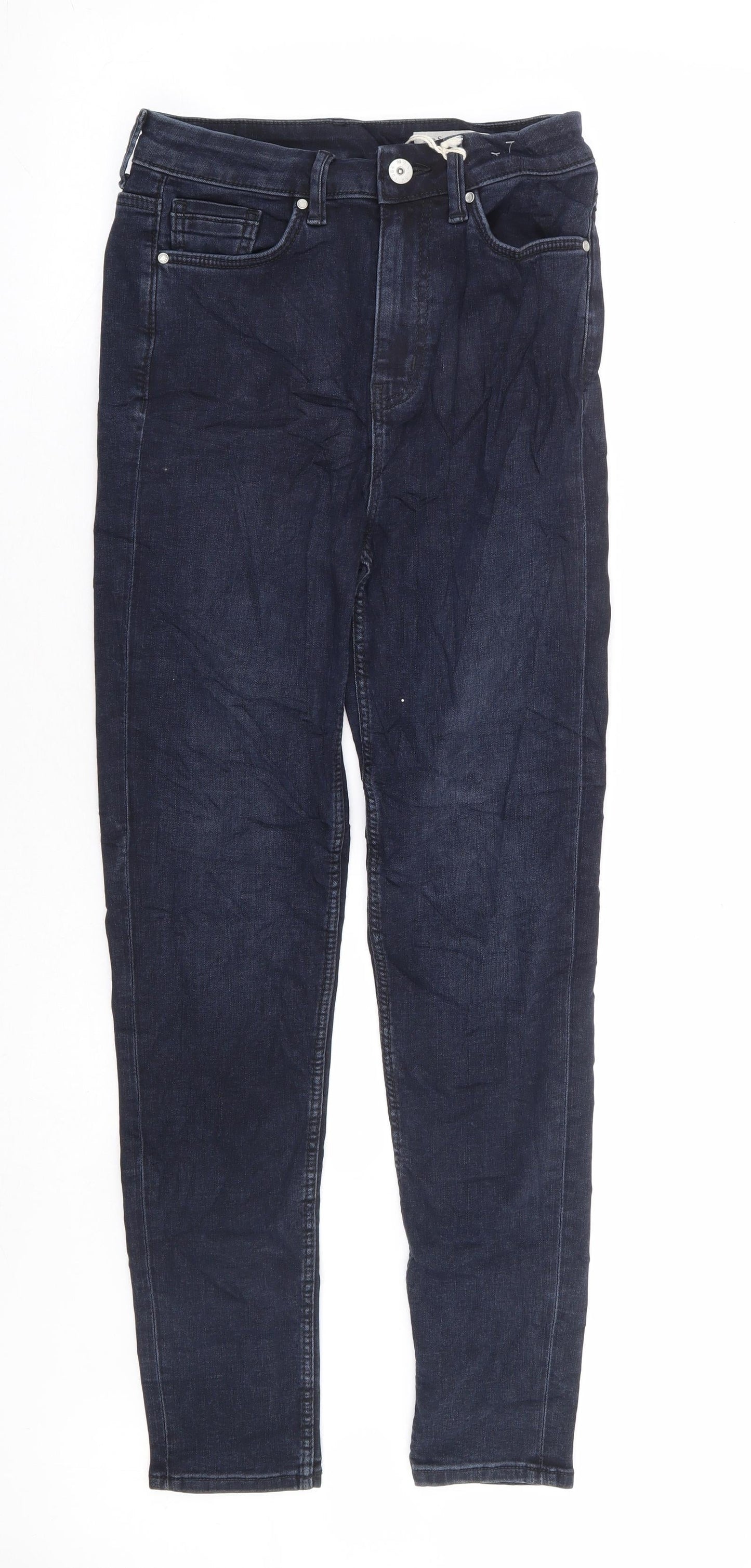 Womens UK Size 8 Marks and Spencer Regular Fit Skinny Blue Jeans