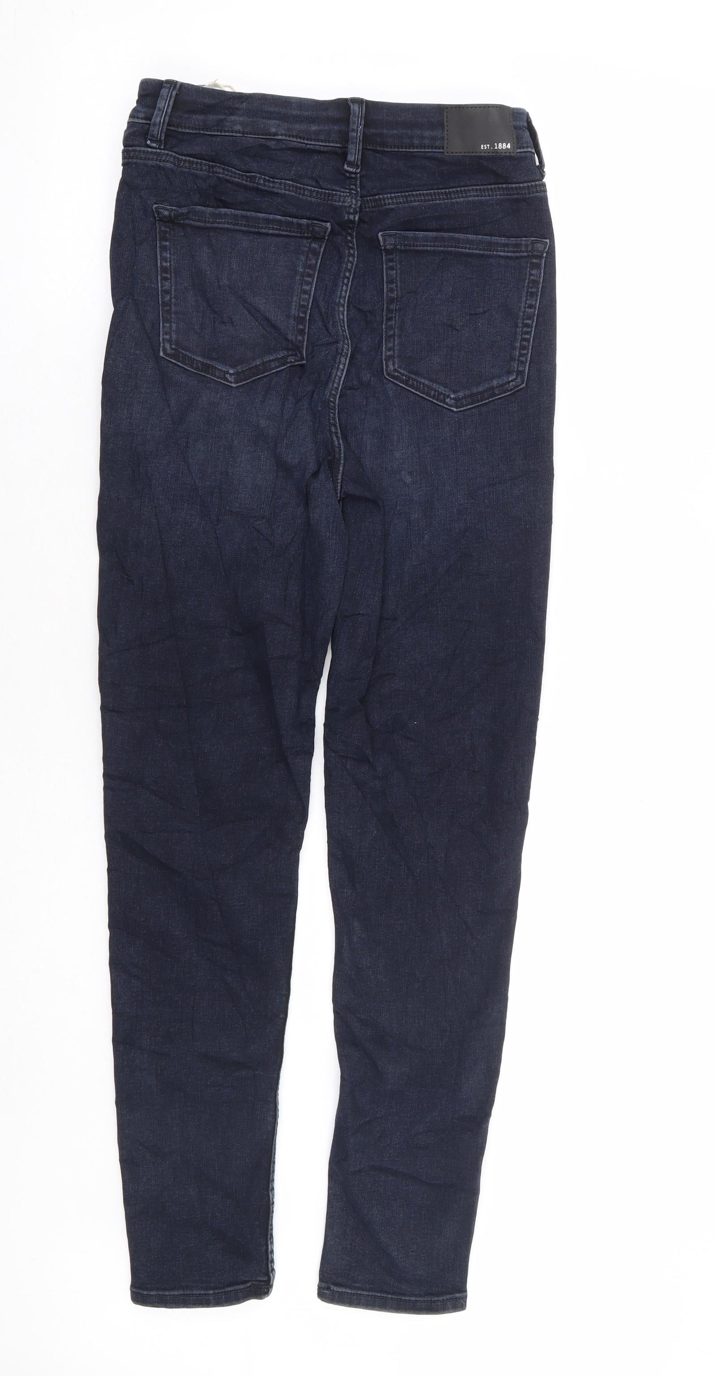 Womens UK Size 8 Marks and Spencer Regular Fit Skinny Blue Jeans