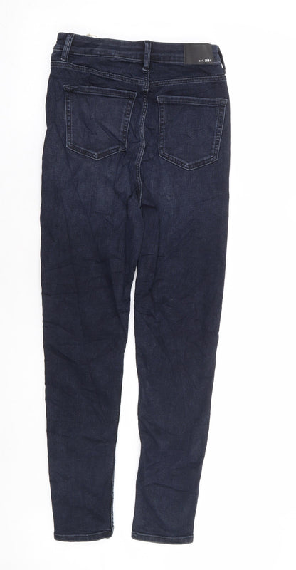 Womens UK Size 8 Marks and Spencer Regular Fit Skinny Blue Jeans