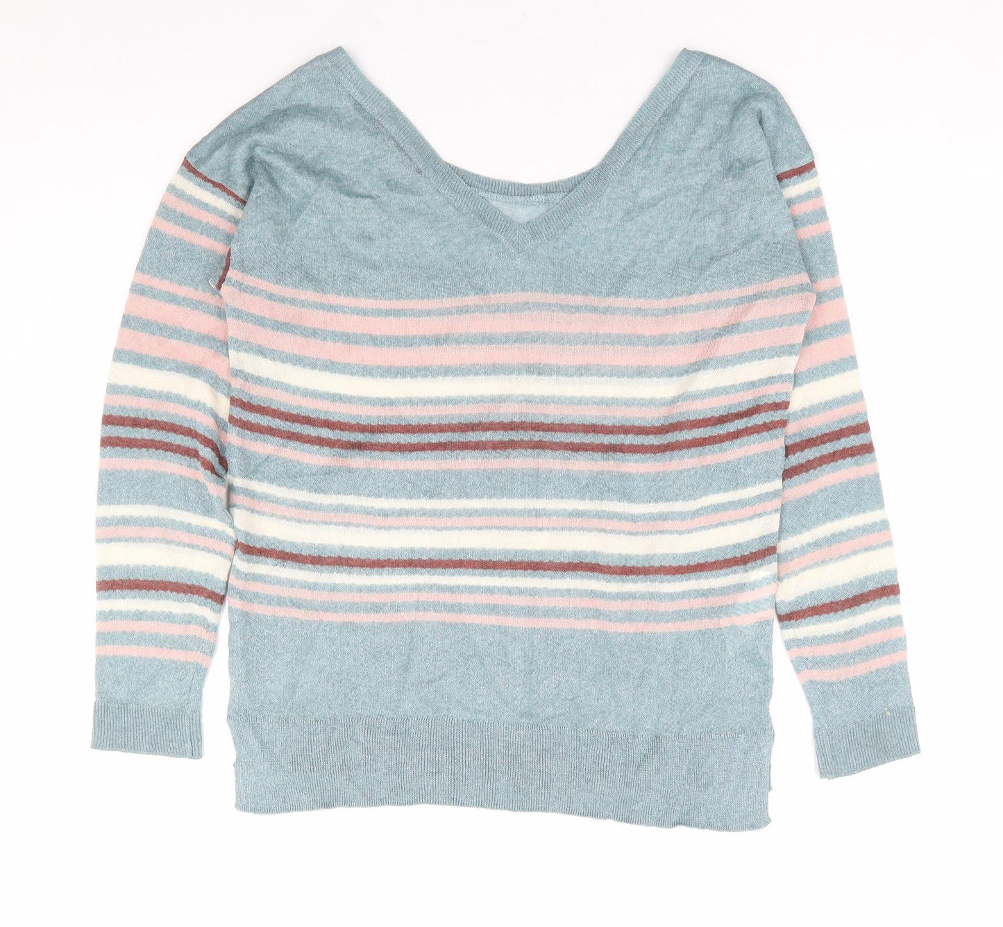Womens UK Size S Promod Multicoloured Pullover Jumper